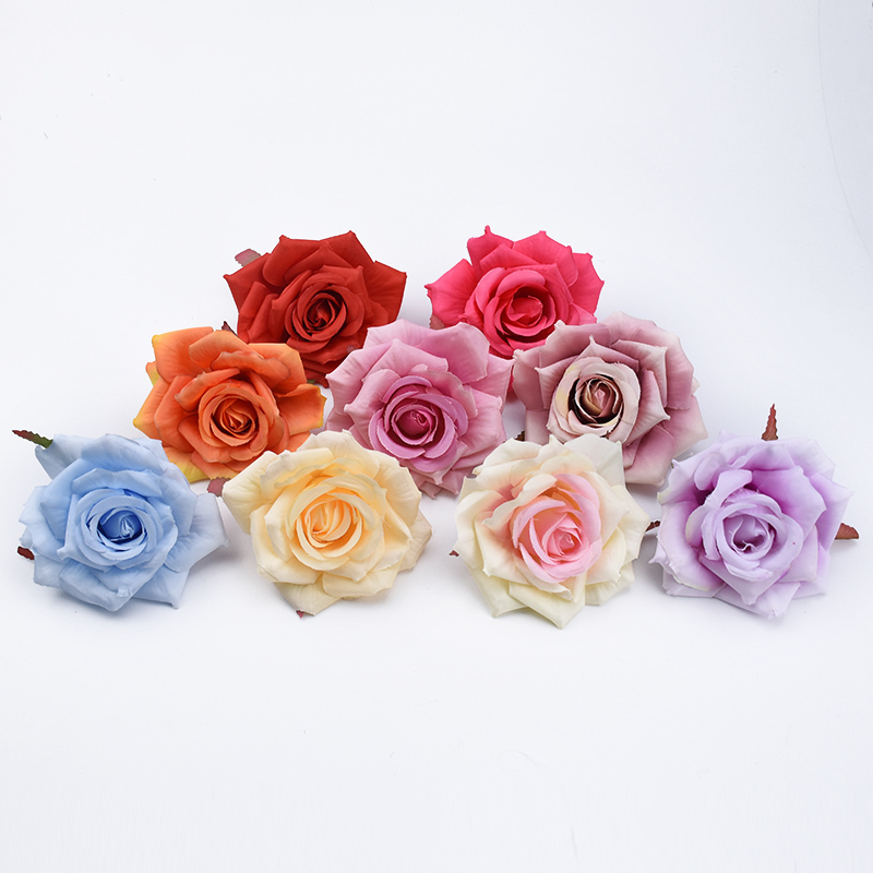Flores decorativas grinaldas rosas de seda flores acessórios de banheiro de parede decorações de natal para plantas artificiais de casamento em casa broche de noiva 220915