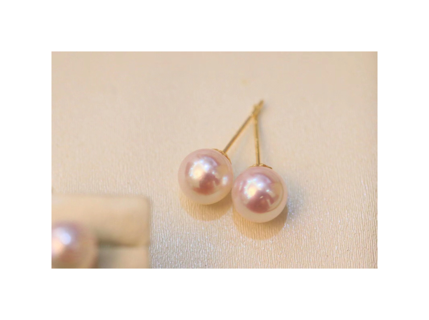 22091303 Diamondbox – PEARL Jewelry Ohrringe Ohrstecker 750 18 Karat Gelbgold, auch bekannt als 6–7 mm Akoya, klassisch, rund, schlicht, Geschenkidee258u