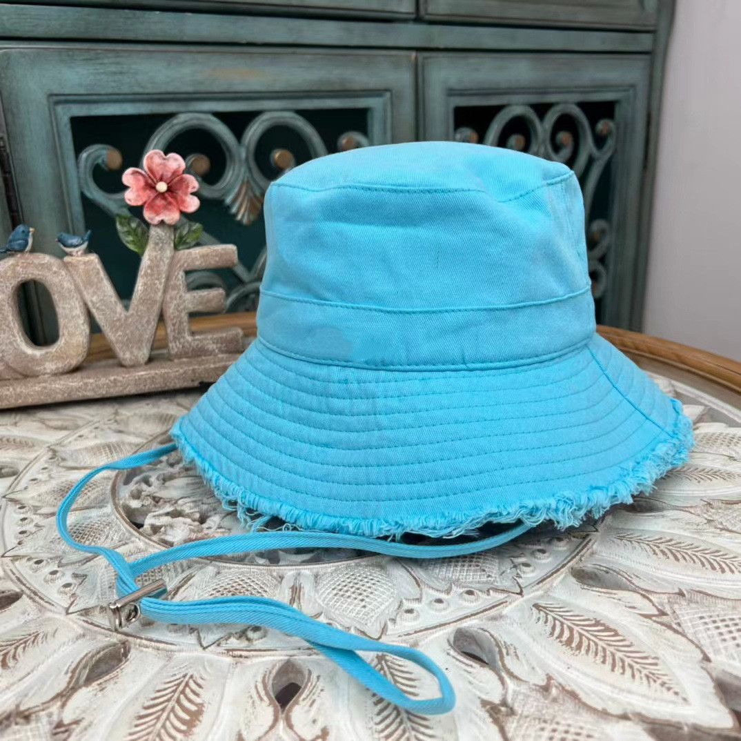 مصممة فاخرة نساء الصيف كاسكيت المعدني شعار واسع الحافة القبعات لو بوب Archaut امرأة العلامة التجارية دلو القبعات