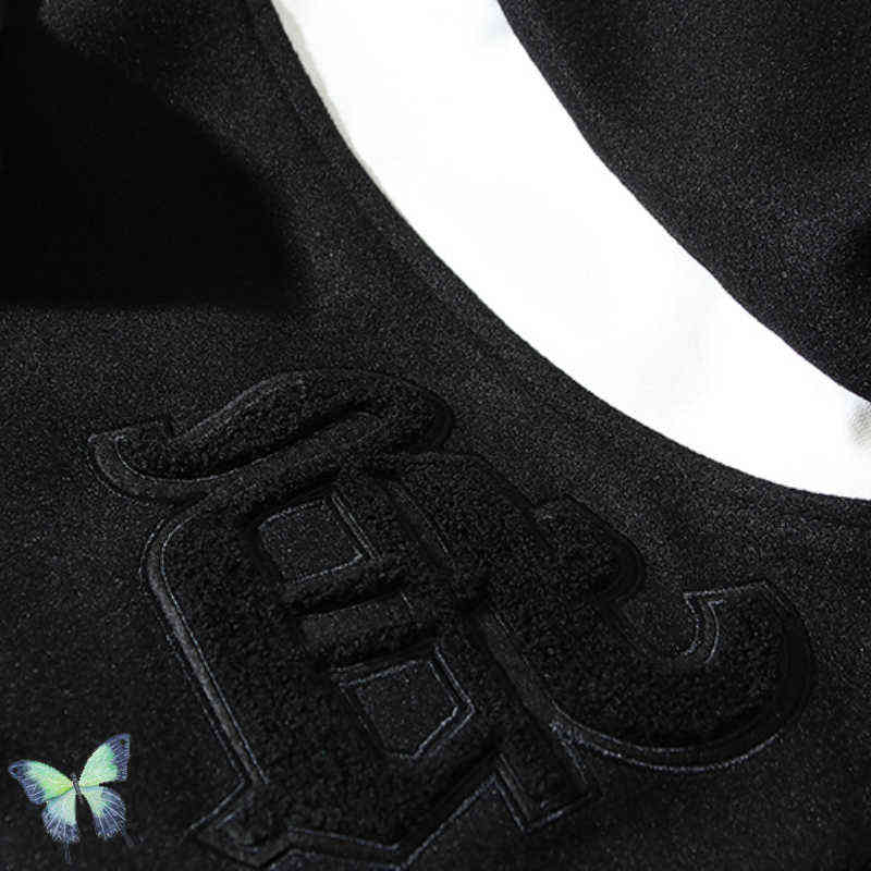 Vestes pour hommes Askyurself Black Fleece Hommes Femmes Baseball Jacket T220914