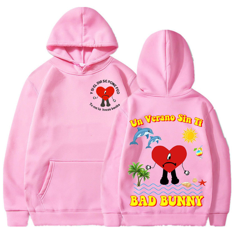 Heren Hoodies Sweatshirts Bad Bunny Un Verano Sin Ti Muziekalbum Print Hoodie Streetwear Oversized Long Sheeves Unisex tracksuit 220915