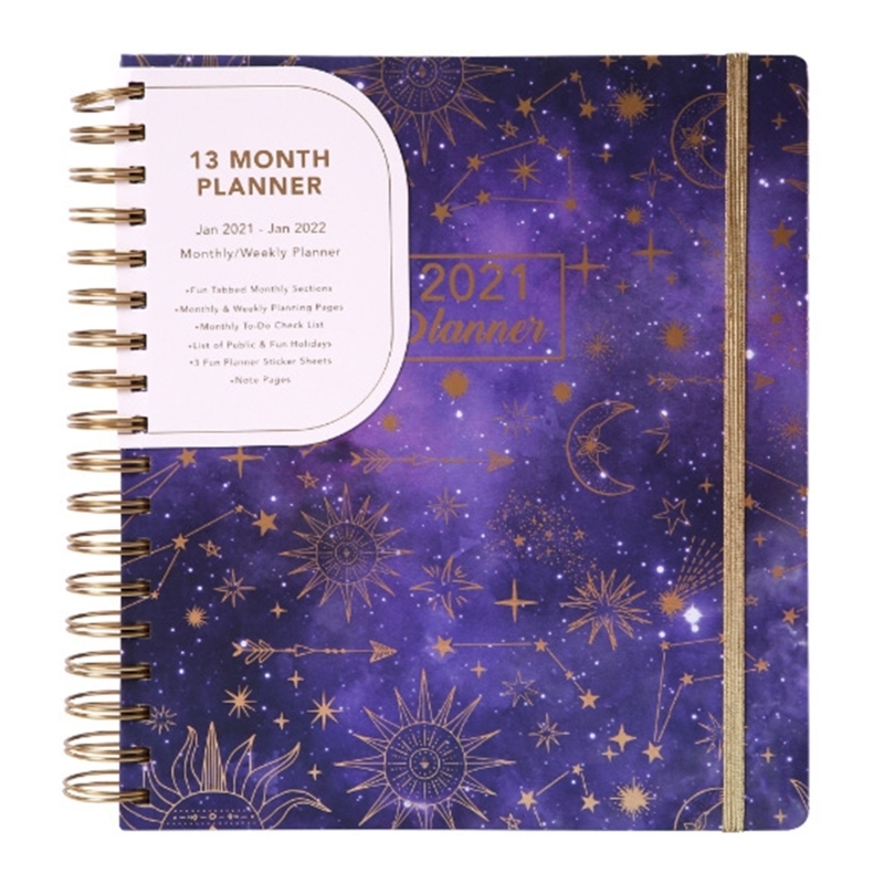 Anteckningar Agenda Planner Organizer B5 Coil Notebook Journal Monthly Weekly Schema 220914