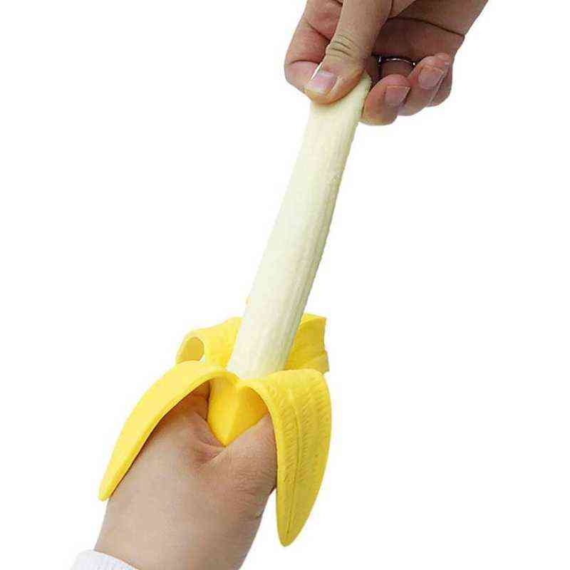 Fournitures de Noël Simulation élastique Peeling Banana Corn Squishy Slow Rising Squeeze Mochi Healing Fun Stress Reliever Antistress Toy 0914