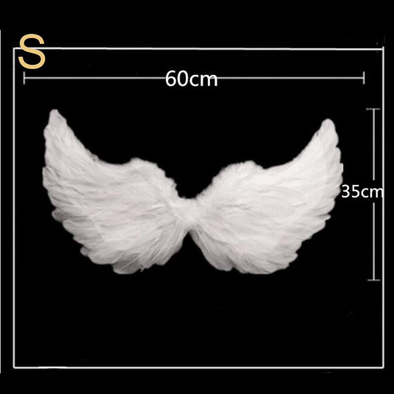 Party Decoration Party Decorations Children Cosplay Angel Wings Devil Black Wing with Hairband och Fairy Stick för Halloween Props 220915