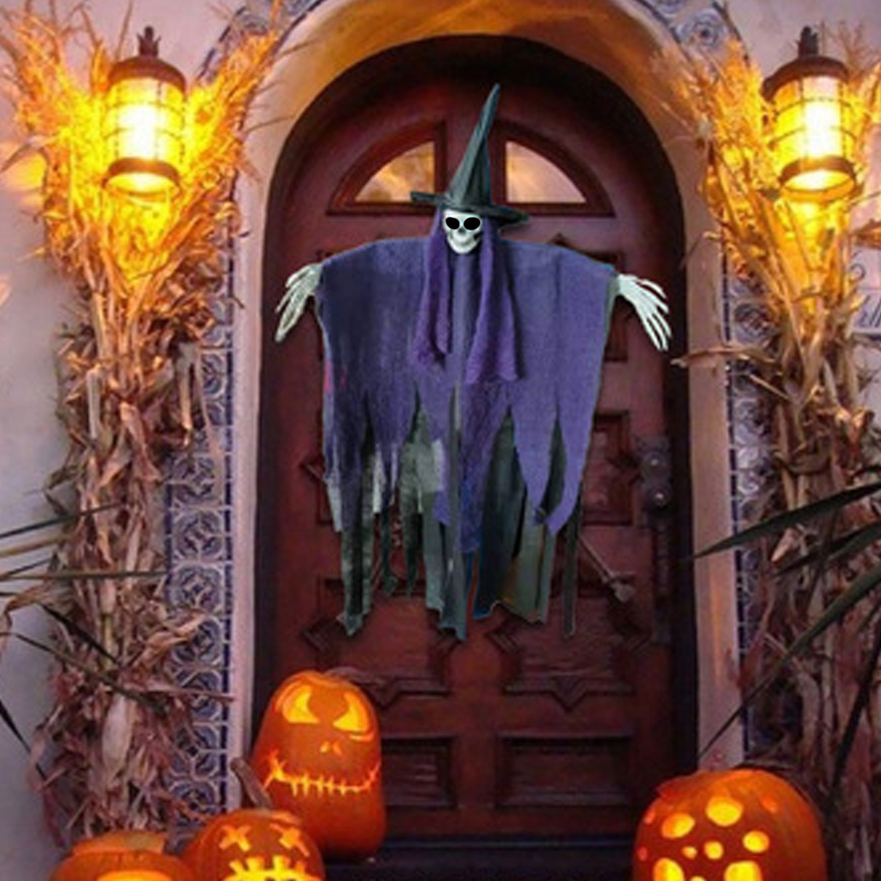 Вечеринка украшения на Хэллоуин подвесные скелеты призрачные украшения страшные пояс Хэллоуин.