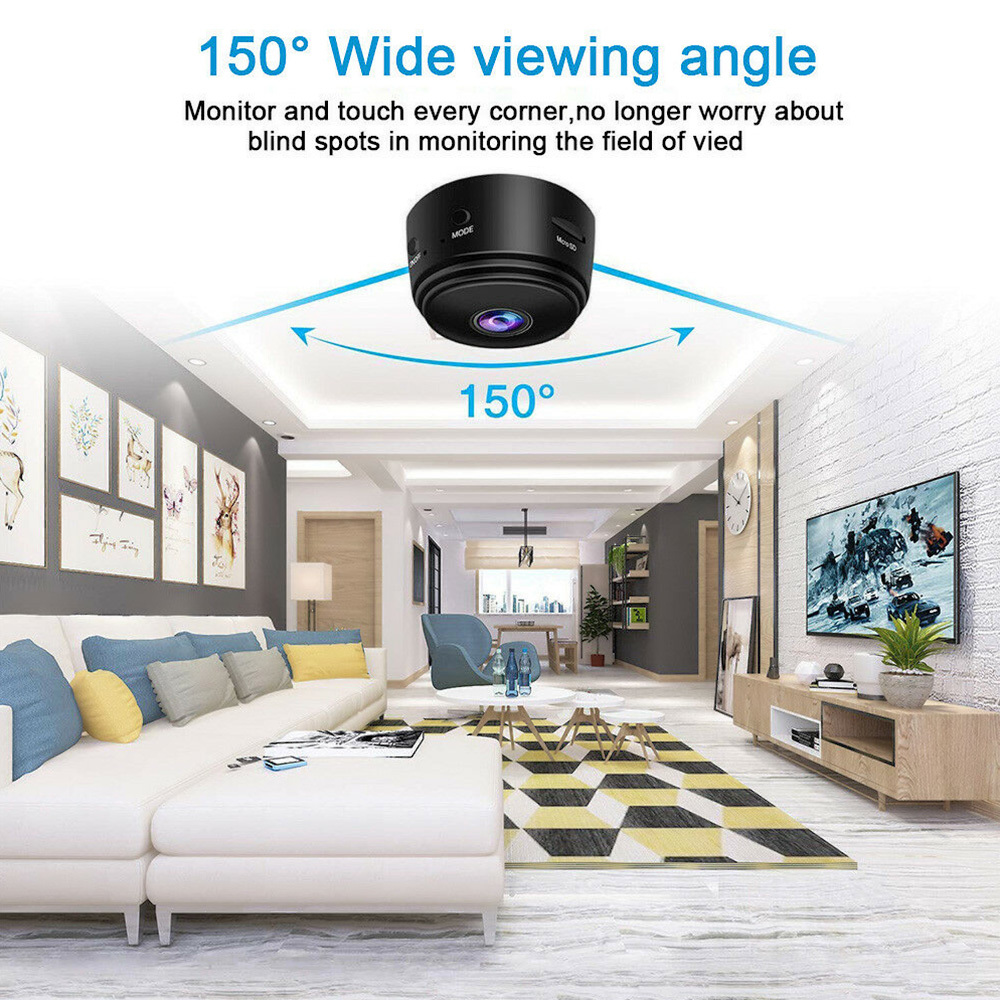 Mini WiFi IP Camera 1080P HD Night Vision Video Motion Detection for Home Car Indoor Outdoor Security Surveillance Camera1591239