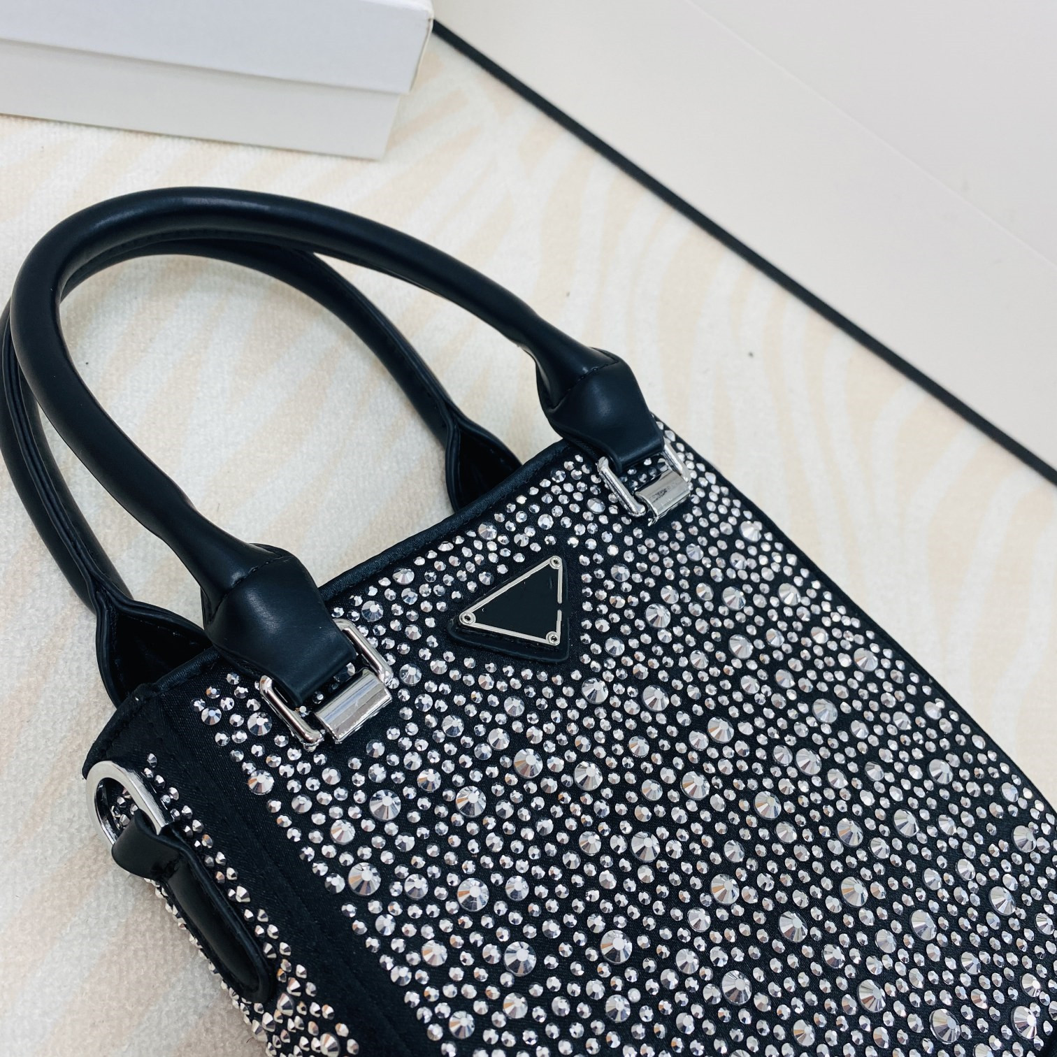 Rhinestone Tote Bag Fashion All-Match Mini Handbag Casual Shoulder Crossbody Phone Bags