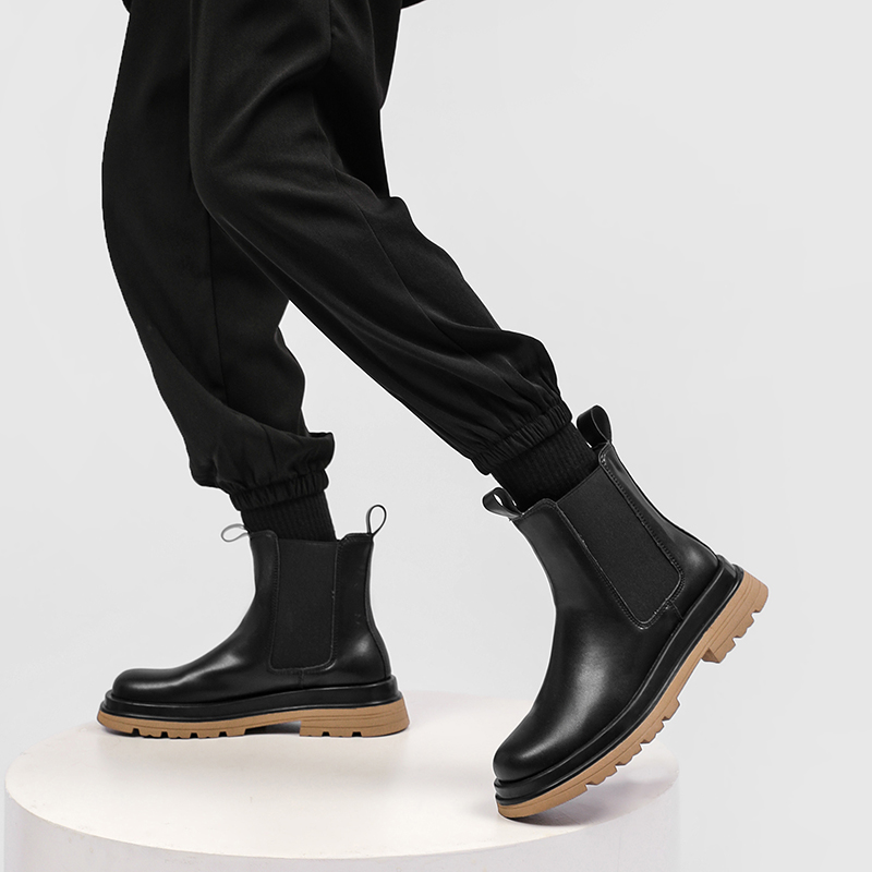 Brand homens botas de neve de inverno tênis de couro impermeabilizados super quentes botas masculinas para homens de tornozelo masculino