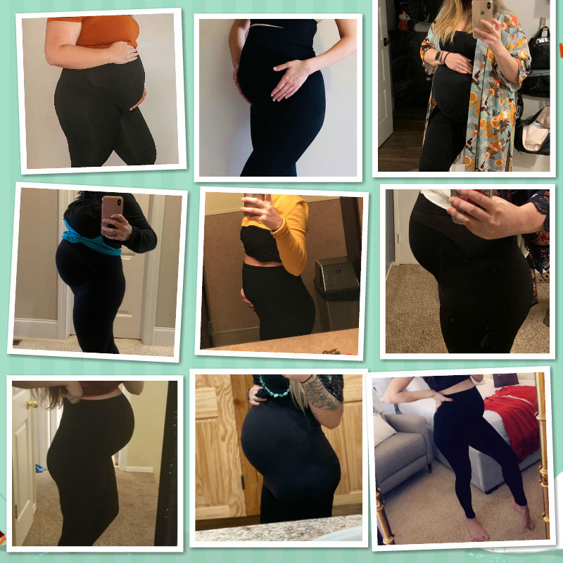 Damen-Leggings, Umstandsleggings, hohe Taille, schwangerer Bauch, Stützleggings, Frauen, Schwangerschaft, dünne Hosen, Körperformung, modische Strickkleidung, 220914