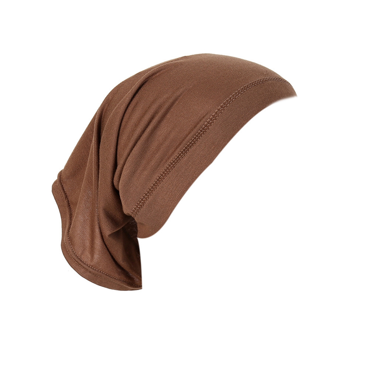 Casquette tubulaire malaisienne monochrome en coton mercerisé hautement extensible, chapeau de cou à périmètre arabe pour femmes, 10 pièces