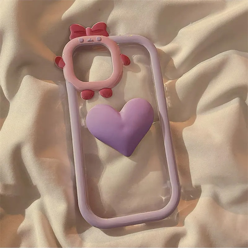 iPhone CANDY COLOR LOVE 11/12/13 PROMAX PHONE CASES XR 소프트 iPhone XS 안티 드롭 7/8plus New