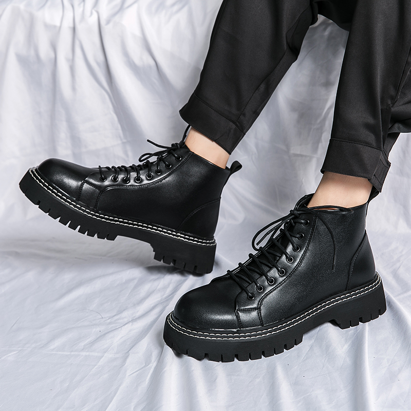 2022 جديدة عالية الجودة من الجلد مارتن أحذية الرجال الخريف أحذية الشتاء للرجال بوتاس Zapatos de Hombre Chaussure Homme