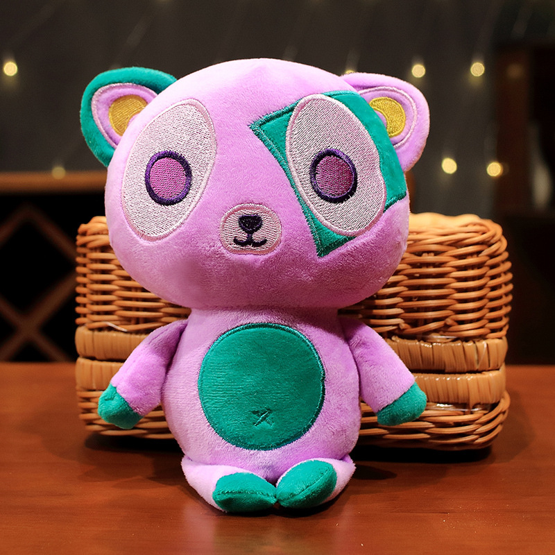 20cm Kawaii Ranboo FUNNEH PLUSH TOYS TEDDY PHETILED ANIMENTE PERALENTE DE PERNAL DO ENCORAÇÃO DE CRILES