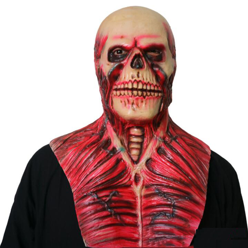 زخرفة الحزب Party Cosplay Face Shield Mask Devil Props Props Full Face for Adult Halloween Decorations 220915