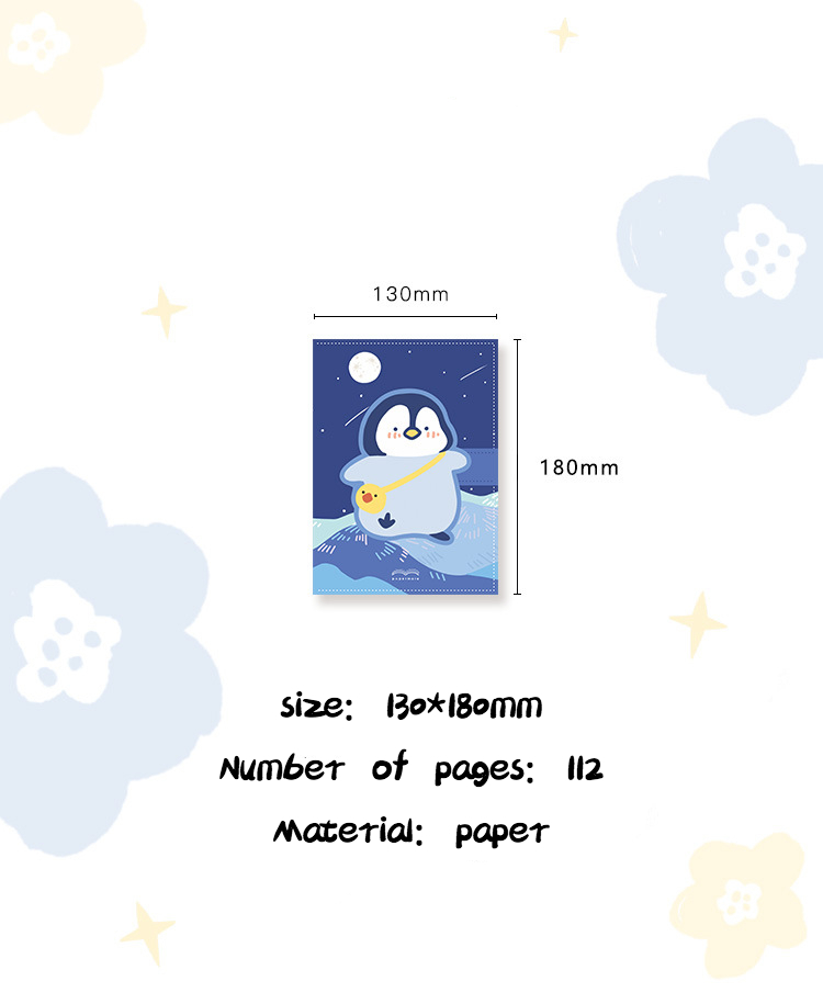 Notepads Embrace The Earth Series Kawaii Polar Bear Rabbit PU Magnetic Buckle Cute Student Stationery Journal Notebook 220914