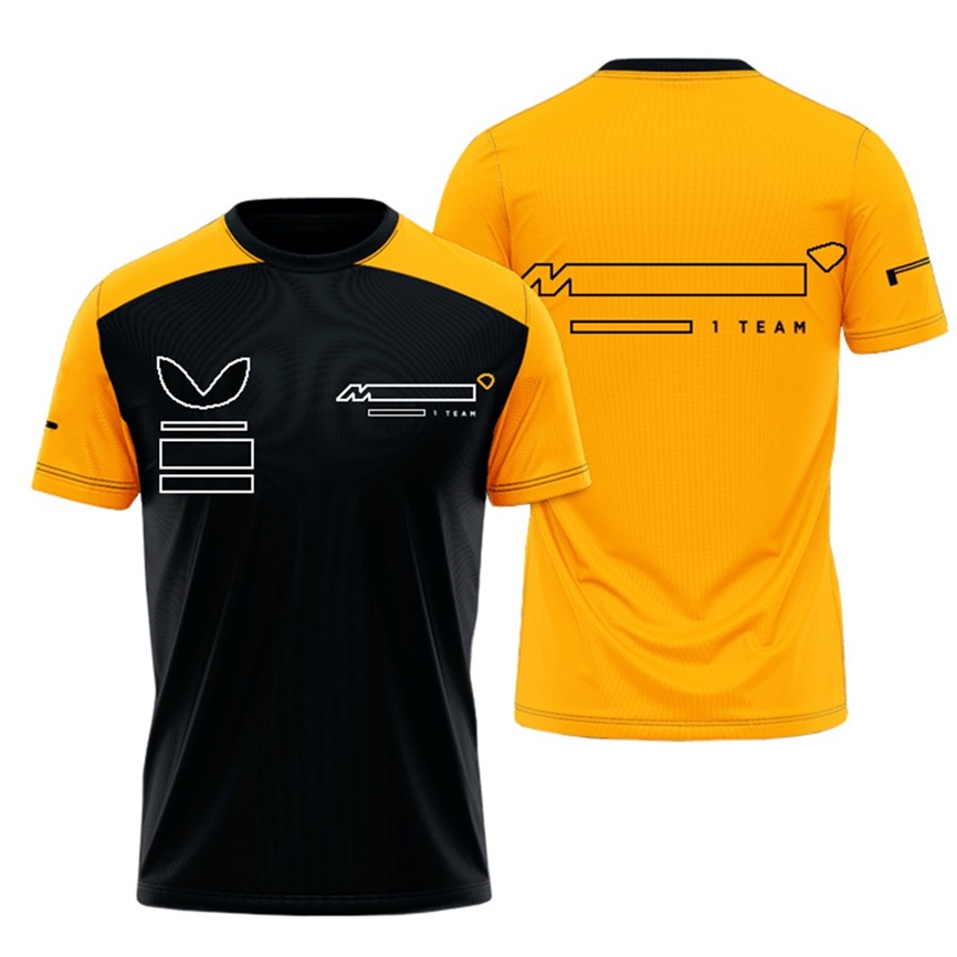 F1 Team Racing Dress Summer Short-sleeved Driver T-shirt Custom Round Neck Quick-drying Men's Wear