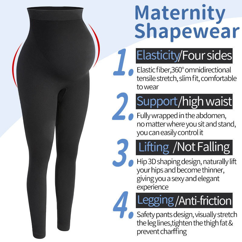 Women's Leggings Maternity Leggings High Waist Pregnant Belly Support Legging Women Pregnancy Skinny Pants Body Shaping Fashion Knitted Clothes 220914