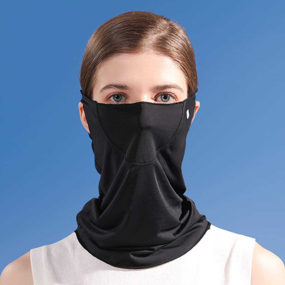 Halloween Half Face Mask Suncreen Face Cover Summer Motorfiets Face Scarf Cycling Rijden Earloop Neck Gaiter voor Outdoor Sport Running Dust Sunlight UV Bescherming