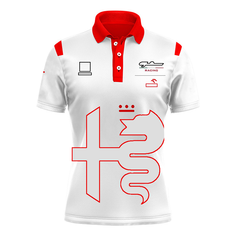 F1ポロシャツ2022フォーミュラ1ドライバーレーシングTシャツジャージーチームカジュアルクイッククイックドライショートスリーブエクストリームスポーツ観客Tシャツ