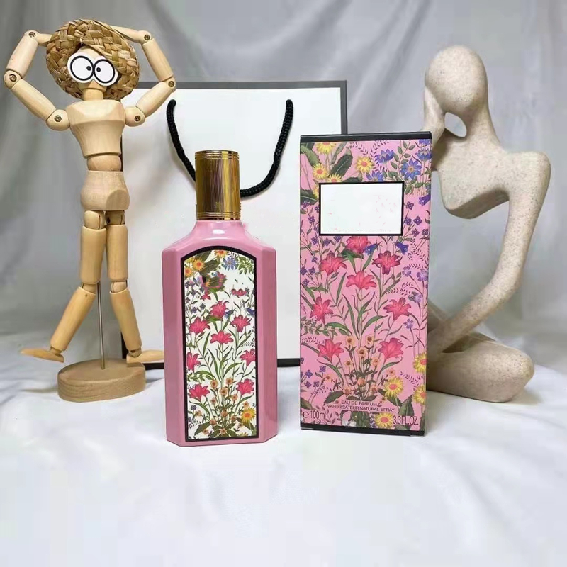 Lüks tasarımcı flora parfüm 100ml muhteşem gardenya kadın eau de parfum 3.3fl.oz koku meyve çiçek çiçeği edp bayan sprey kolonya yüksek versiyon kalite hızlı gemi
