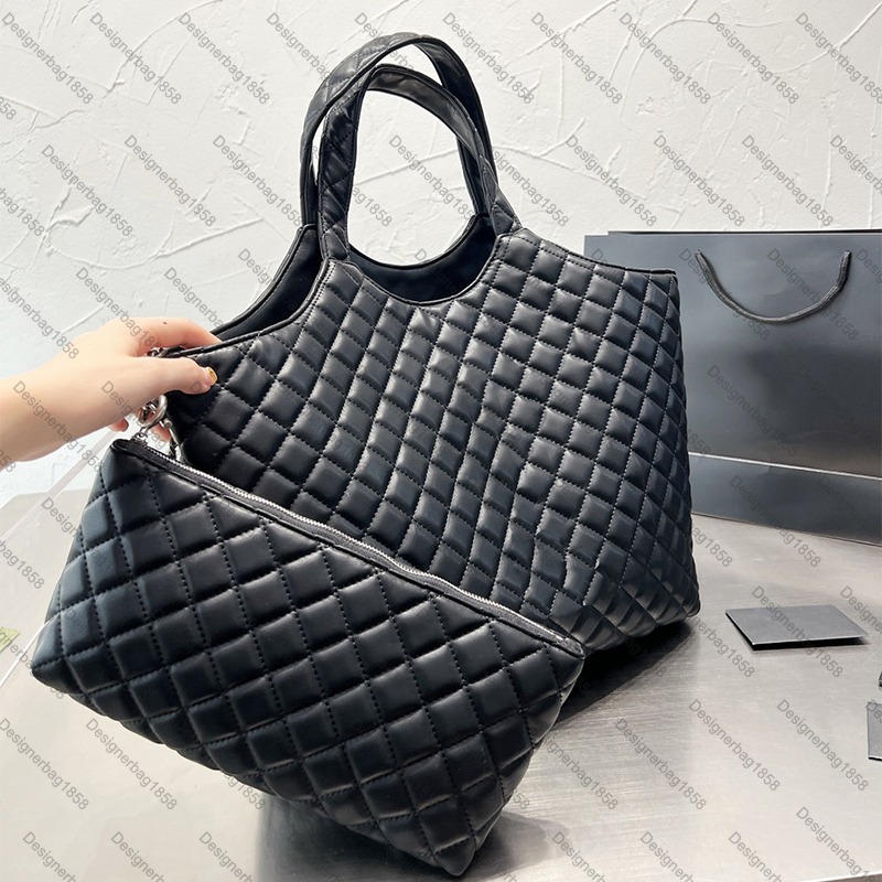 ICARE MAXI 쇼핑백 숄더백 디자이너 토트 가죽 고급스러운 핸드백 여성