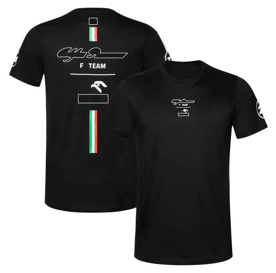 2022 T-shirt F1 dla mężczyzn Formula 1 T-shirty z krótkim rękawem wyścig wyścigowy wyścig letni T-koszulki fani koszulki ponadgabaryt