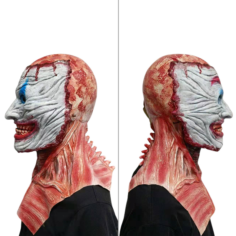 Party Masks Horror Halloween Adulte Smile Demon Ghost Creepy Evil Costume Double PUTL COSPlay 220915