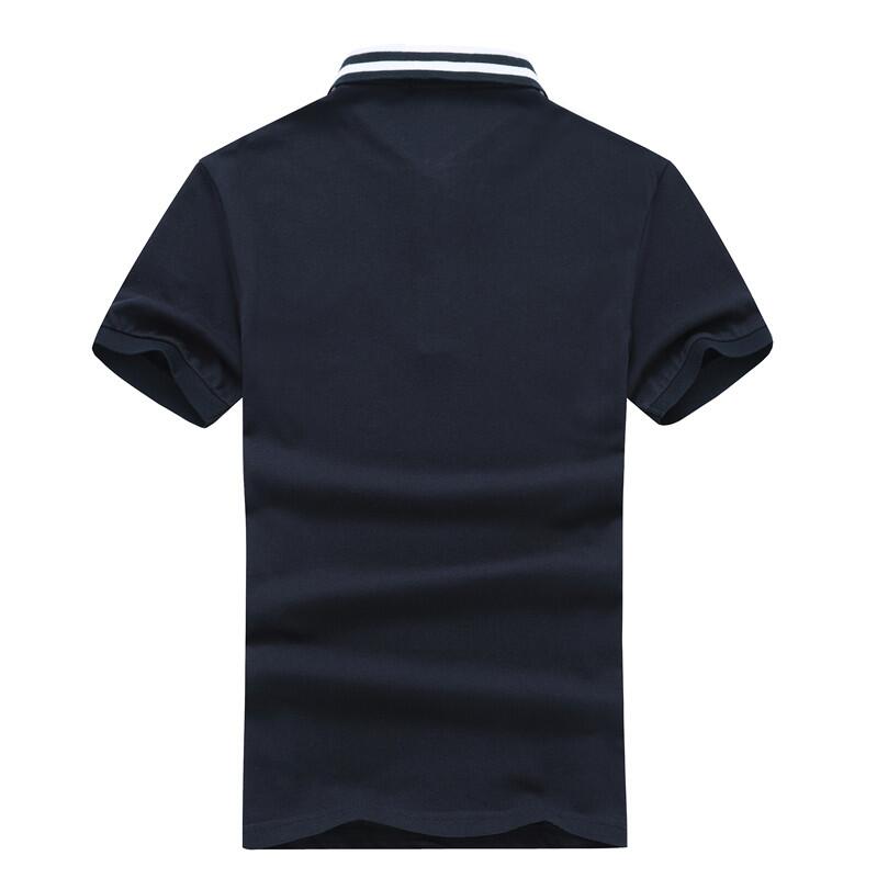 Polos pour hommes mode classique couleur unie marque polo pour hommes hommes revers à manches courtes T-shirt coton respirant t-shirts taille M-XXL