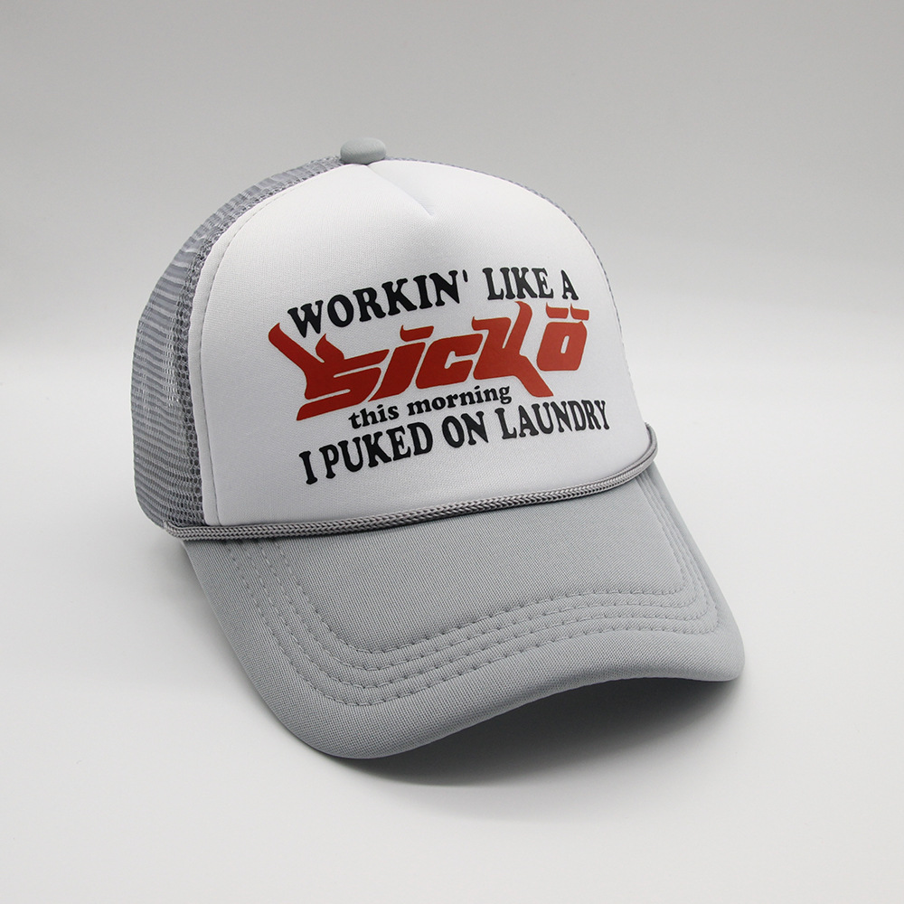 Caps à balle pour hommes et femmes décontractés de capuchon de soleil respirant chapeaux éponge Ian Connor Sicko Trucker Hat311k
