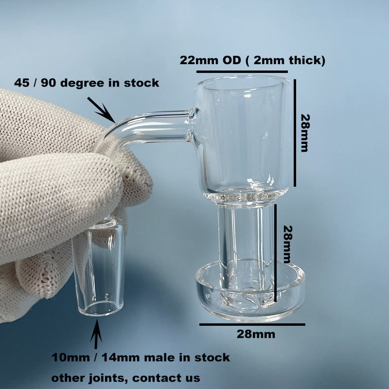 wholesale Terp Slurper Quartz Banger smoking oil burner bowl for dab rig enail 10mm 14mm 18mm male female available 45 90 degree