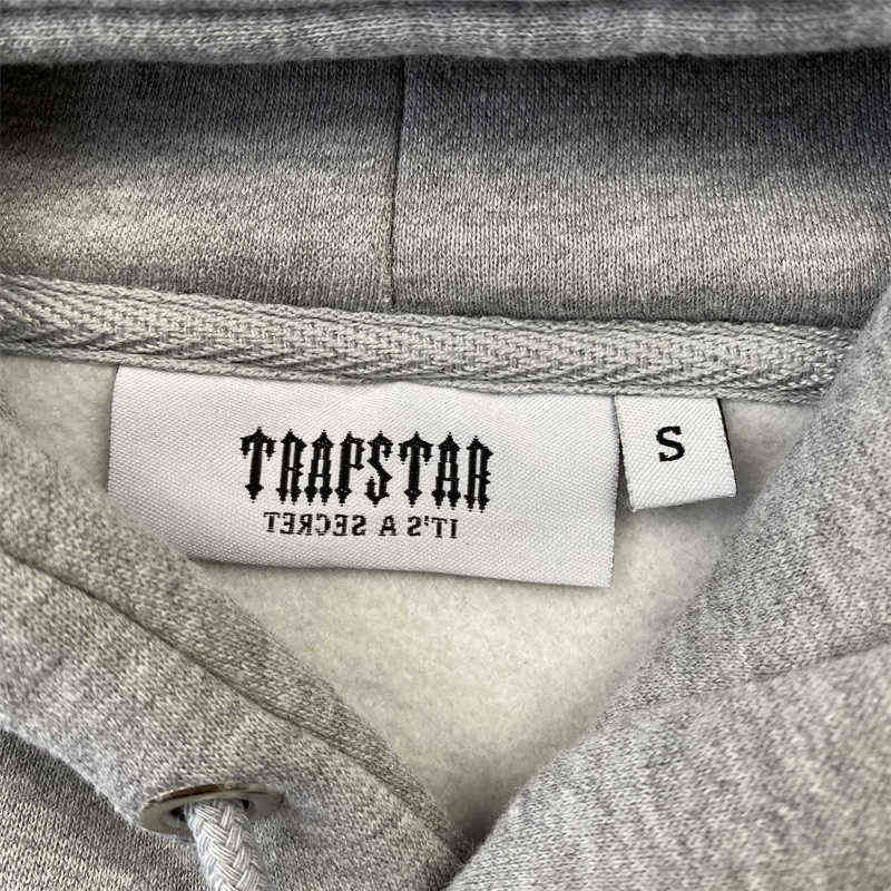 남성 후드 티 스웨터 2022fw Trapstar 스포츠 정장 남성 여성 파란색 흰색 수건 수 놓은 까마귀 스웨트 팬츠 플러시 피트니스 레저 Trapstar 스웨터 G220916