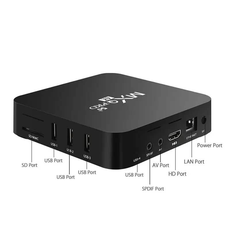 Android 11 TV Box MXQ Pro Amogogic S905L 4K 1GB 8GB 2.4 Wi -Fi Smart Media Player Set Topbox