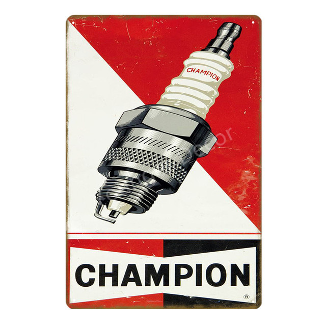 Vintage Motoröl Benzin Metall Gemälde Schilder Blech Poster Retro Bar Pub Garage Dekor Tankstelle Dekoratives Wandschild Größe 20 x 30 cm