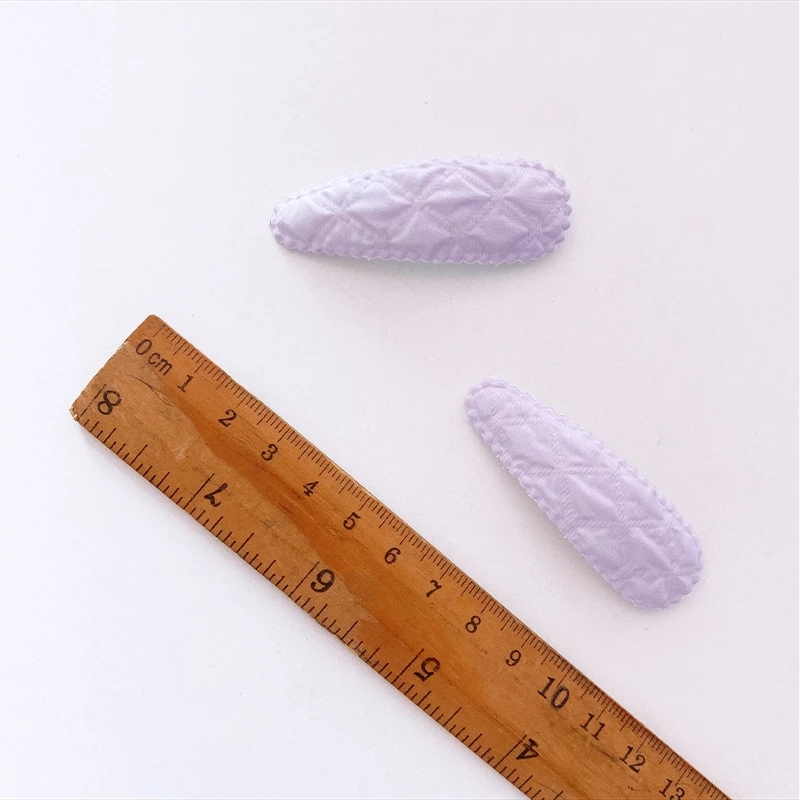 Novo coreano simples fofo colorido de tecido b￡sico gota de ￡gua infantil bb moda moda doce menina beb￪ gancho de cabe￧a 5cm