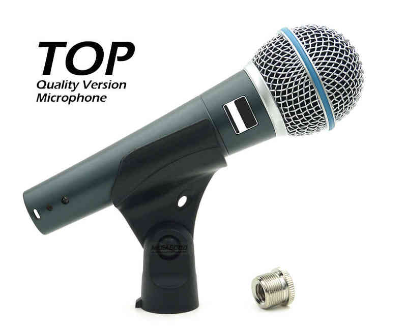 ميكروفونات الصف A Quality Beta58a Professional Performance Microphone Microphone Beta58 Super-Cardioid Karaoke Mic للمرحلة الصوتية الحية T220916