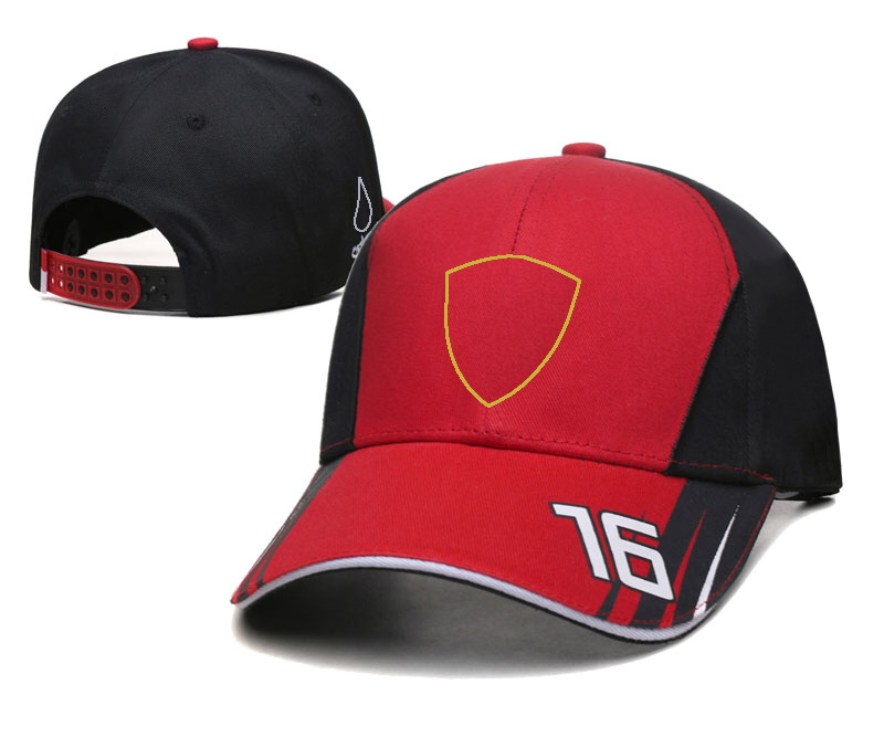2022 F1 레이싱 남성 야구 모자 야외 스포츠 브랜드 패션 자수 야구 모자 포뮬러 1 Sun Hat F1 자동차 모자 199o