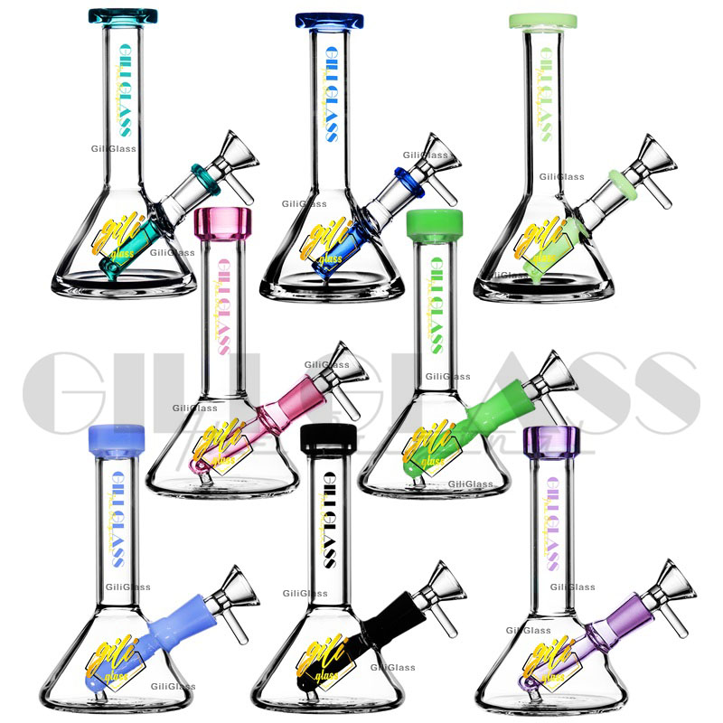 6 inches mini Bong bedwelmende mini recycler waterpijp dab rig waterpijp bongs wax quartz banger hitman roken glazen pijpen percolator