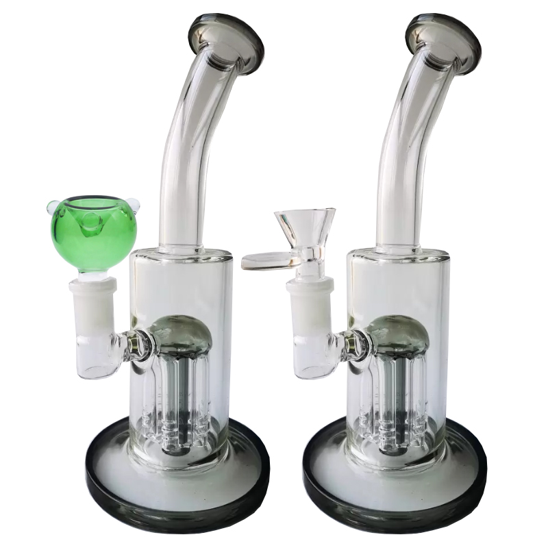 Glasbongs Recycler Rauchen Wasserpfeifen Filtration Perkolator Große Filterkammer Bong Rigs Einzelhandel