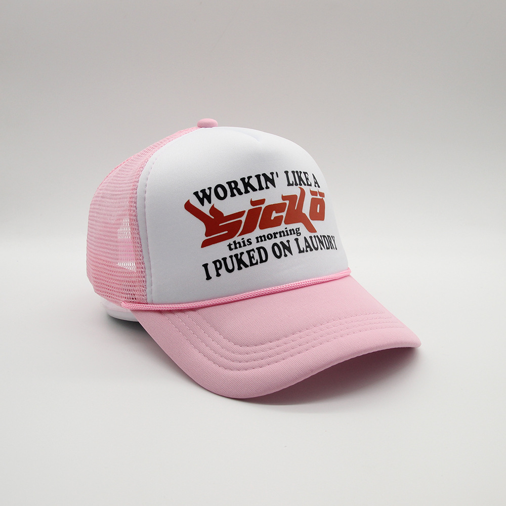 Caps à balle pour hommes et femmes décontractés de capuchon de soleil respirant chapeaux éponge Ian Connor Sicko Trucker Hat311k