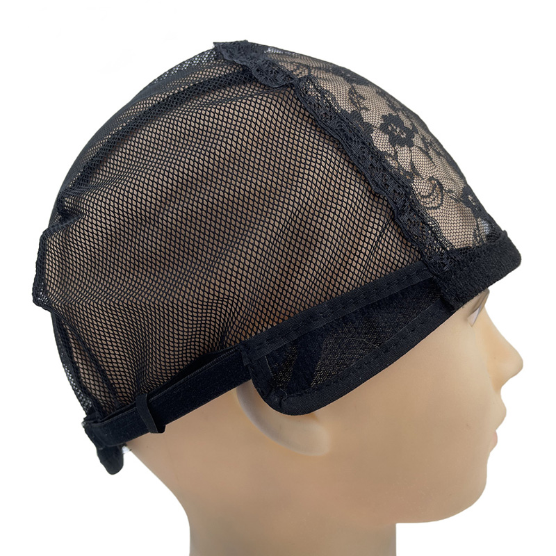 Filet à cheveux élastique en dentelle, couvre-tête, accessoires de perruque, casquette en filet, vente en gros, petites casquettes à fleurs domestiques réglables, 10 pièces