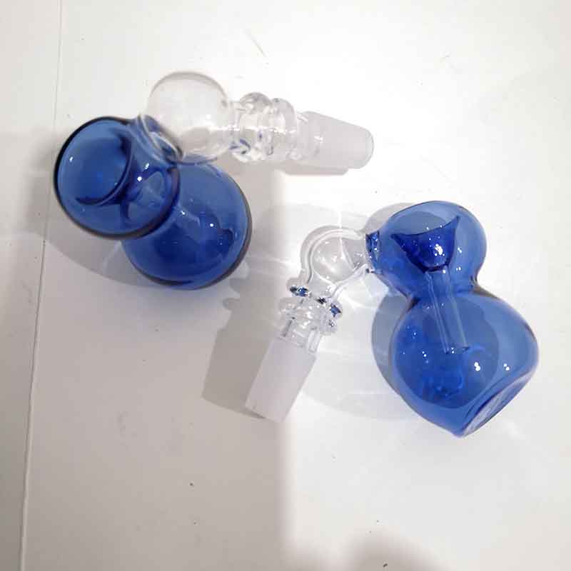 Kürbisglas Aschefänger Wasserpfeife Zubehör Bong Perc Ashcatcher Schüssel Pfannenhalter Shisha Bohrinseln 14mm 18mm männlich