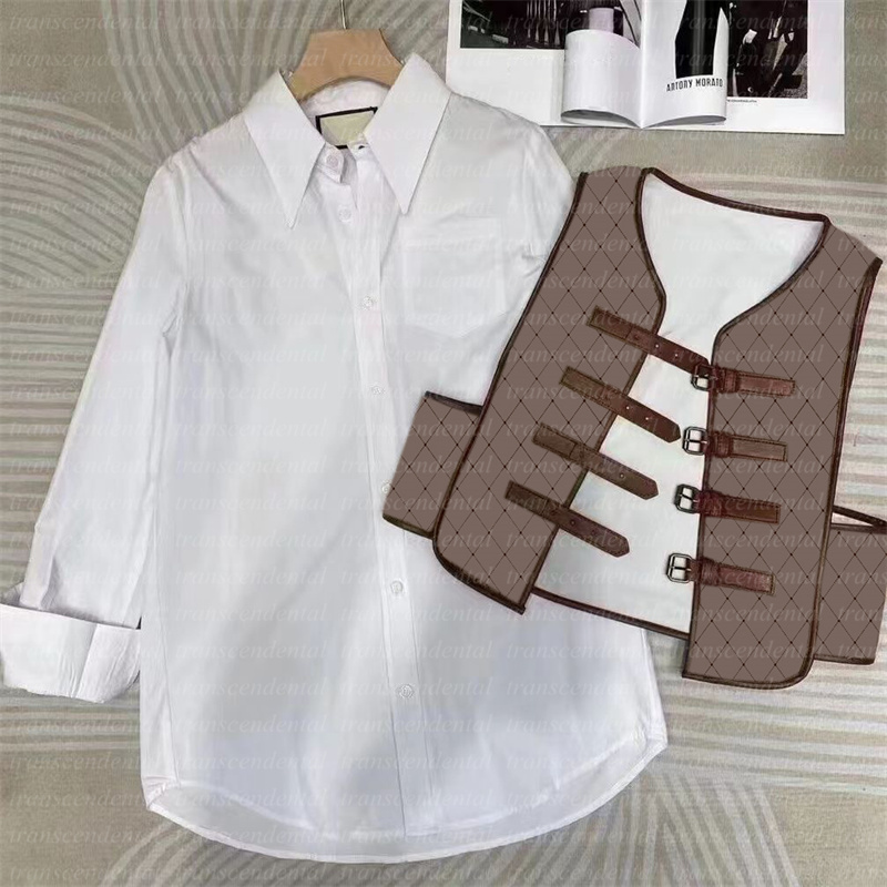 Women Blouses Jacquard Letters Knight Vests For Lady Sleeveless Jackets Fashion Vest Coats