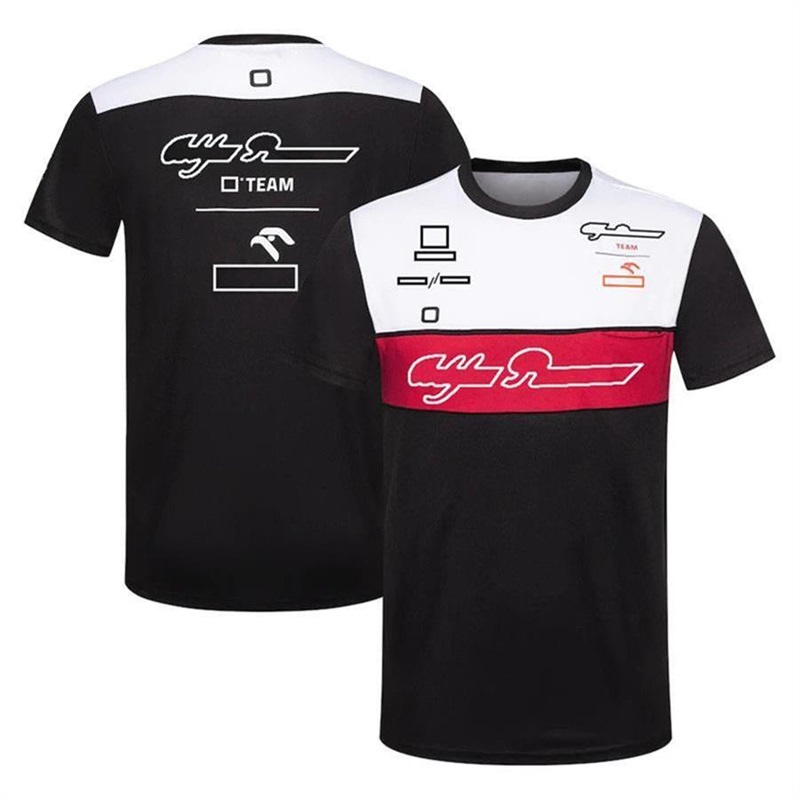 F1 Team Racing Short Sleeve T-Shirt Men Polyester Quick Dry Fan Clothing