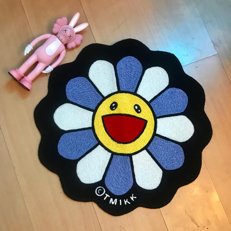 Móveis para casa Rainbow Flower Carpet HypeBeast Coleção Presente Inspirado Ranco de Ranco de Ranco do quarto Stações de vestiário Mat S5563290