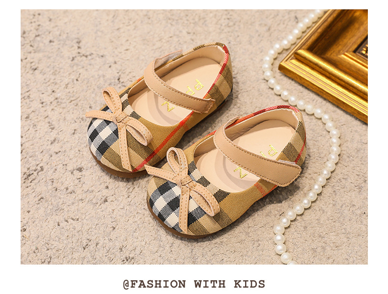 Sapatos infantis de princesa para bebês, sapatos macios solares para crianças, meninas, sapatos individuais de pano, de 0 a 3 anos, sandálias de laço