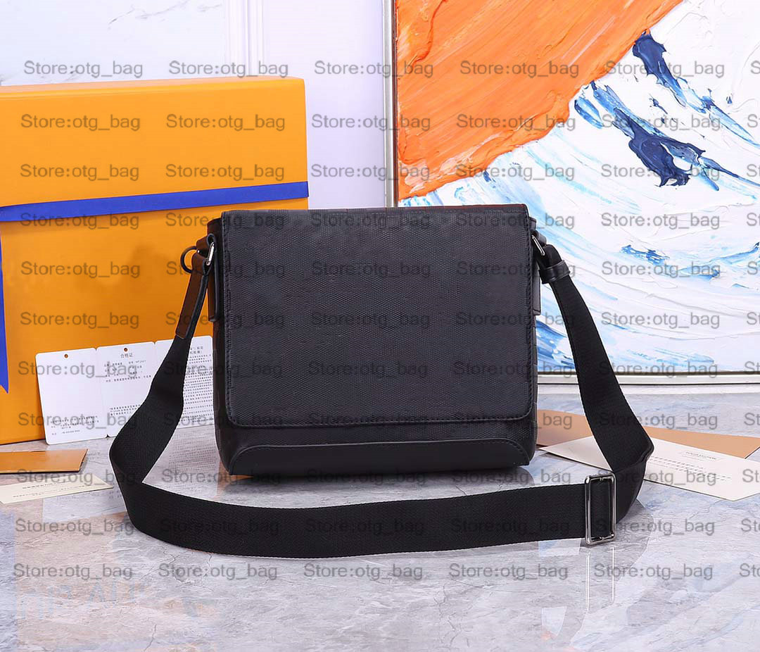 DISTRICT Pm Monograms حقيبة الكسوف الأسود المطلي قماش حقيبة ساعي هوبو الكتف المحافظ حقائب اليد مصممي Luxurys حقيبة يد رجالي M45272 N40350 M45627 N41029 N41028