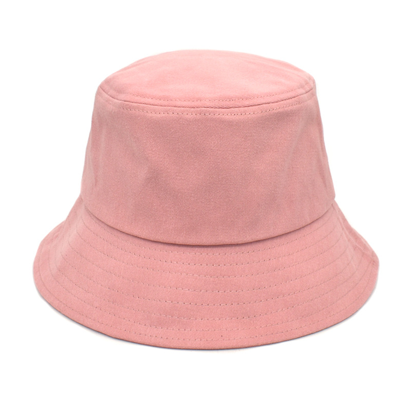 Solid Bucket Hat For Women Men Cotton Shade Hats Women's Beach Cap Men's Basin Caps Woman Man Outdoor Holiday Travel Sunhat