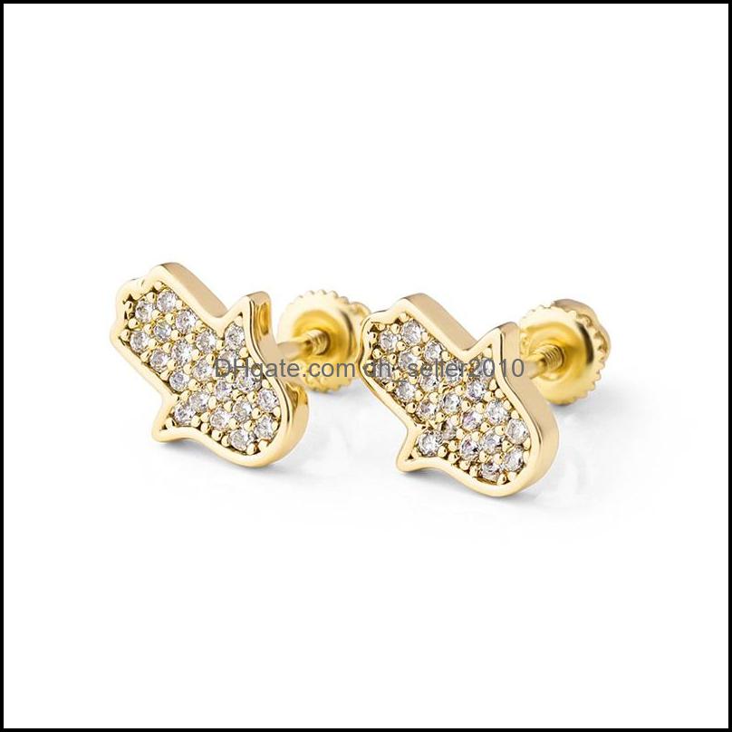 Stud Delicate Stud Tiny Cubic Zirconia Hip Hop Women 925 Sterling Sier Jewelry Minimalist Flower Earrings 1120 B3 Drop De Dhseller2010 Dhcfk