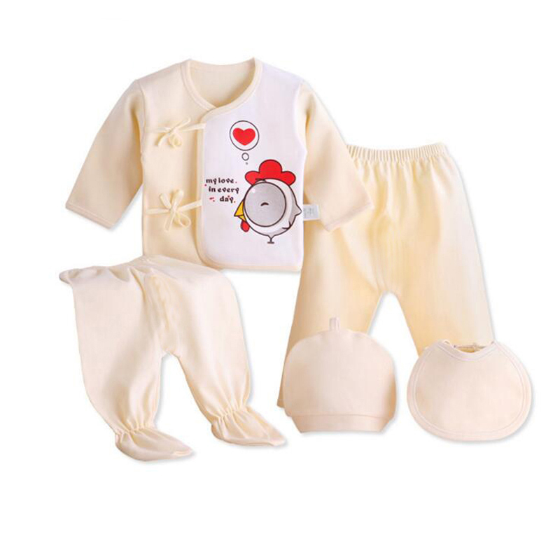 Ensembles de vêtements Born Baby Clothing Costumes 0-3 mois Cartoon Coton / Set Baby Girl Turnits 220916