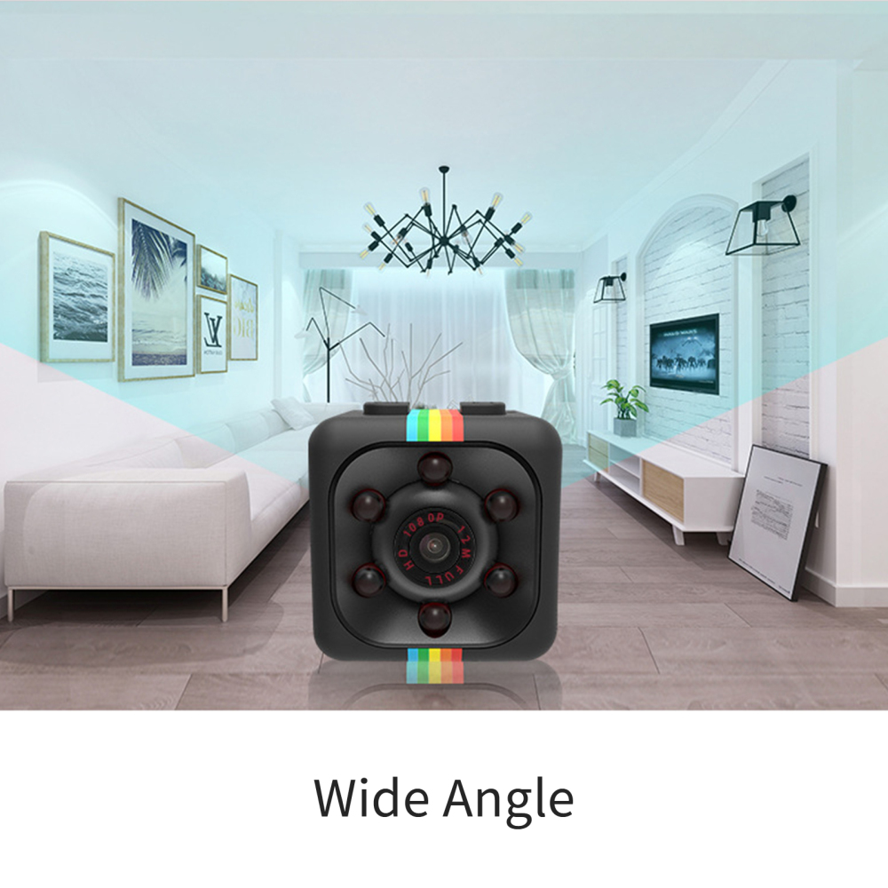 Mini Camera Sport DV Видео -камера Обнаружение движения HD 1080p Night Vision Camcorder Micro Ultra Small Cam SQ11